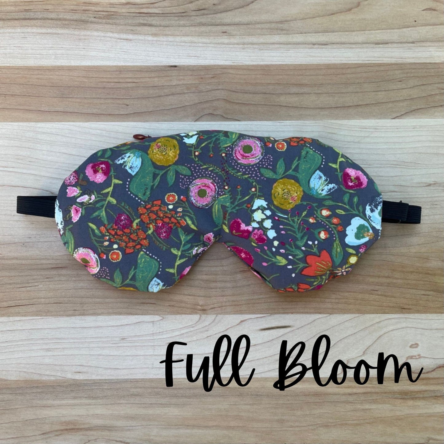 Weighted Flaxseed Eye Mask, Full Coverage Sleep Mask, Adjustable Fit, Washable Cover, the perfect Self Care Gift